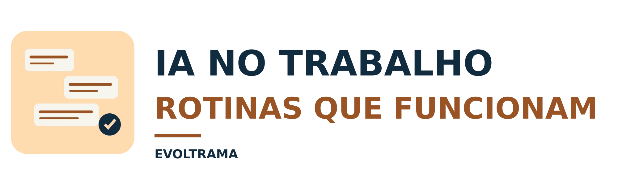 Logotipo de IA no Trabalho: Rotinas que Funcionam