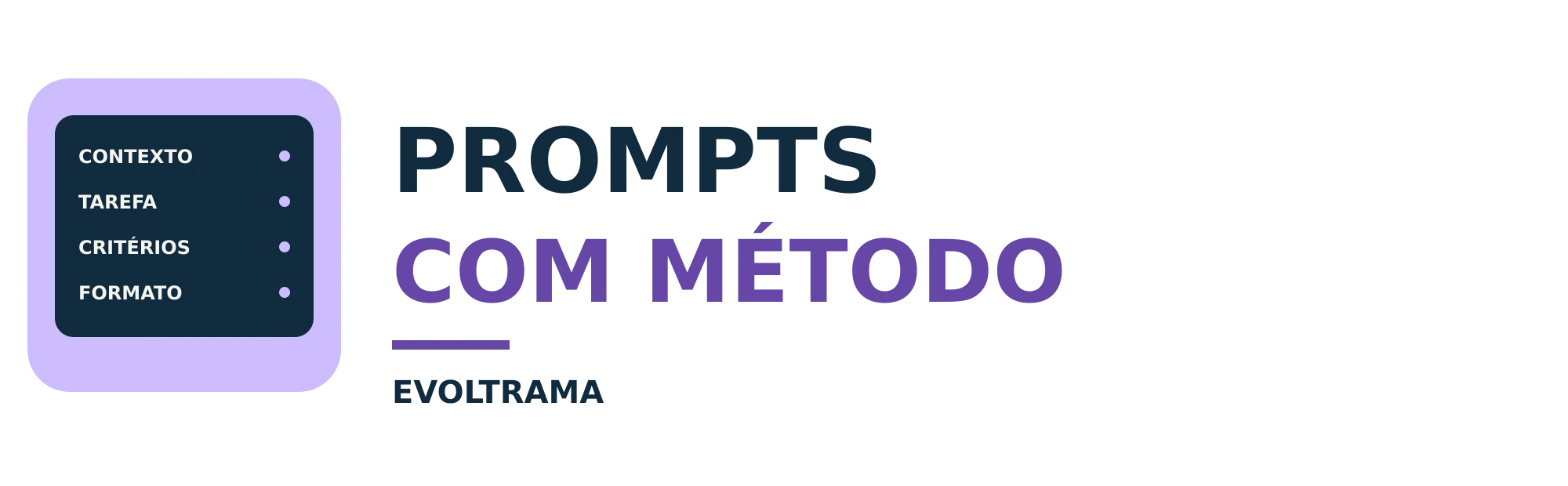 Logotipo de Prompts com Método
