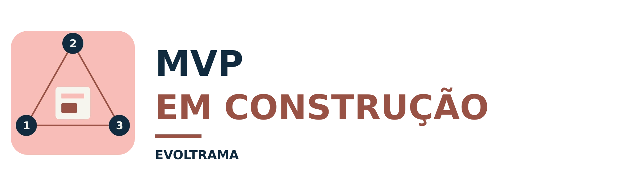 Logotipo de MVP em Construção