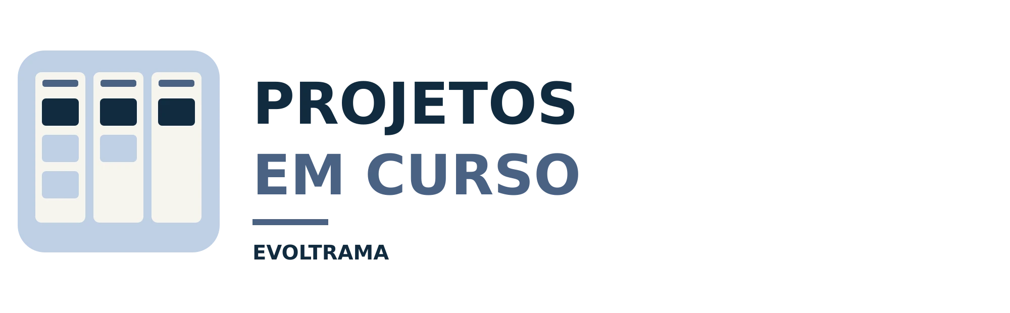Logotipo de Projetos em Curso