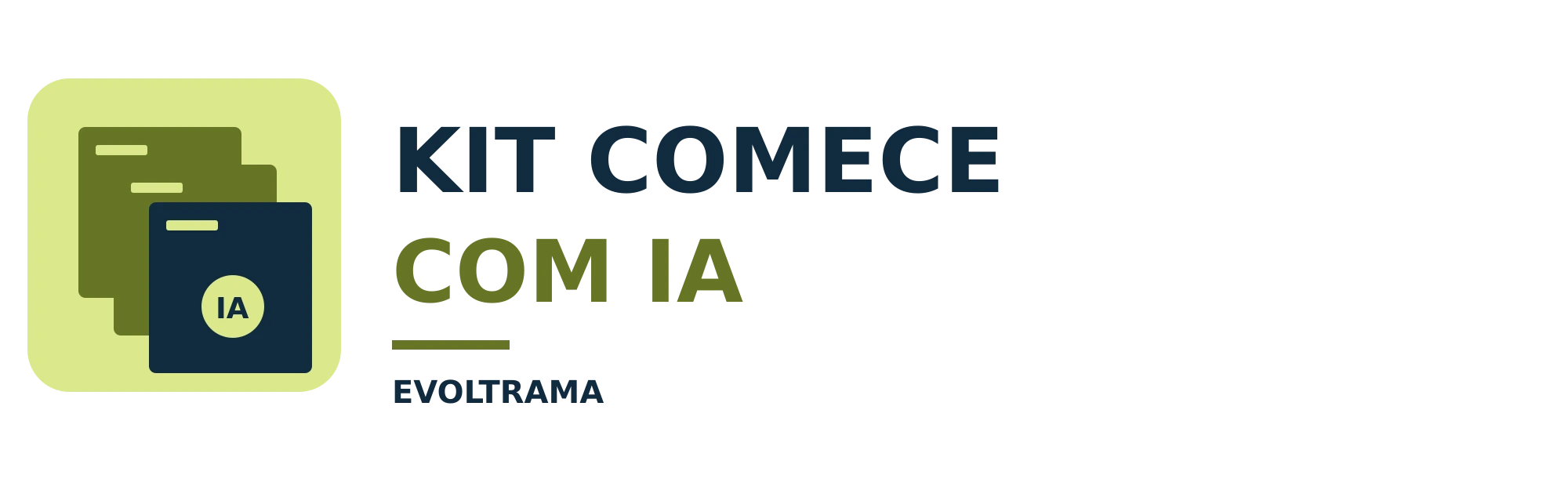 Logotipo de Kit Comece com IA