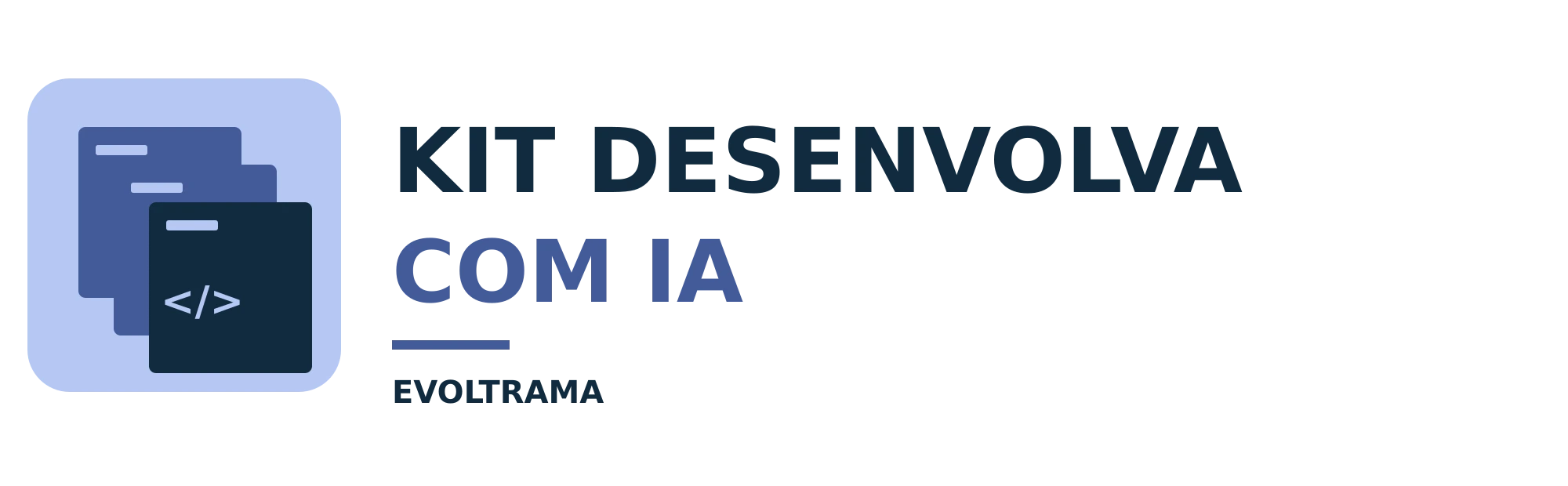 Logotipo de Kit Desenvolva com IA