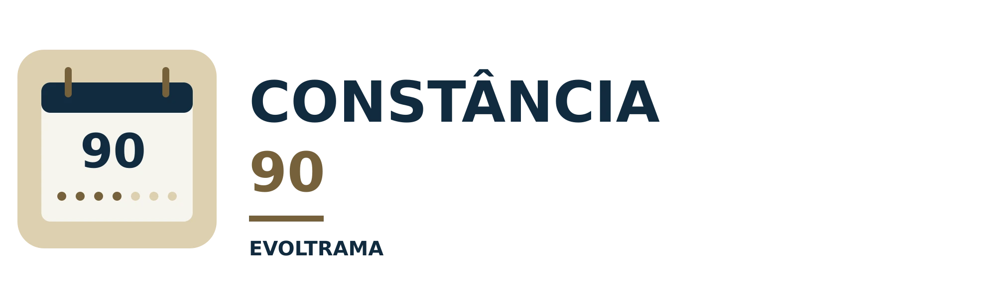 Logotipo de Constância 90